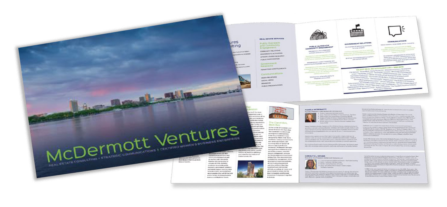 marketing collateral, brochure design, boston, ma