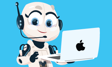 Robot on a computer